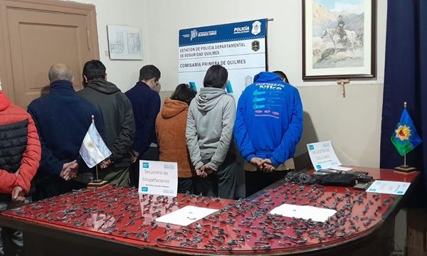 Quilmes: Siete detenidos en exitosos allanamientos por venta de drogas